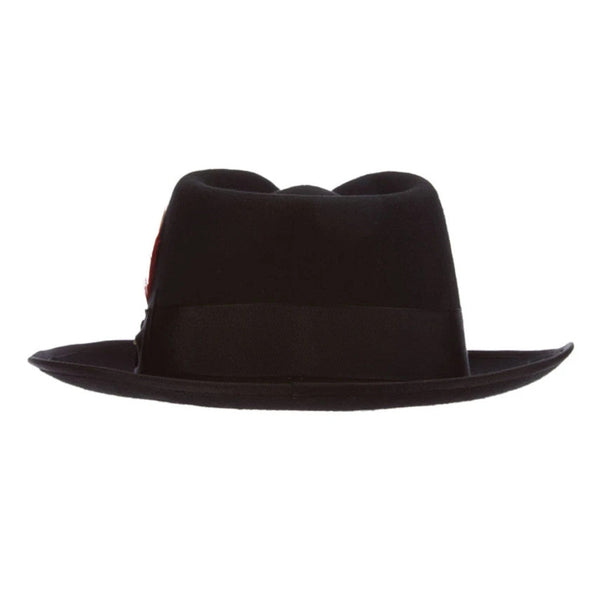 Scala New Yorker Wool Pinch Front Fedora