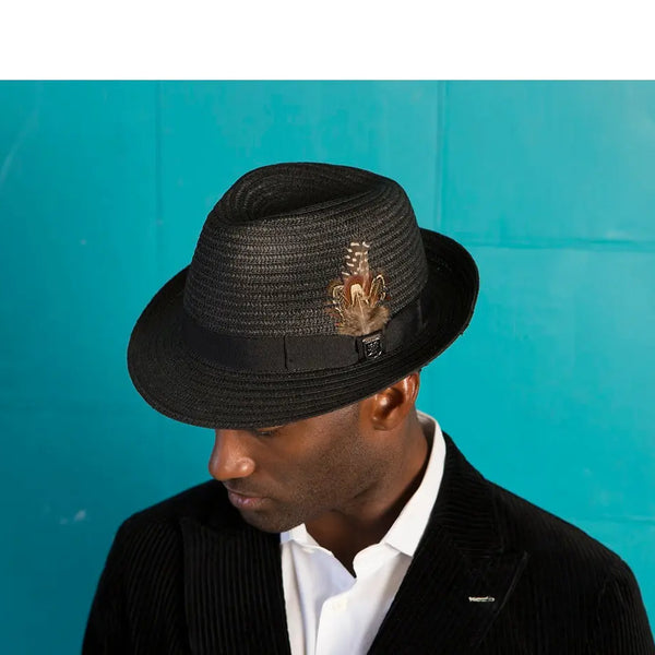 Stacy Adams Belmont Poly Braid Fedora