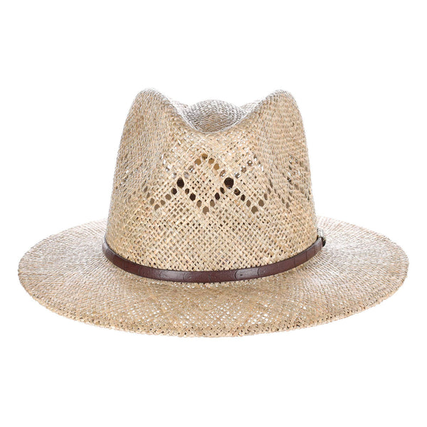 Stetson Creston Seagrass Straw Fedora