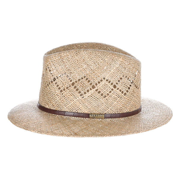 Stetson Creston Seagrass Straw Fedora