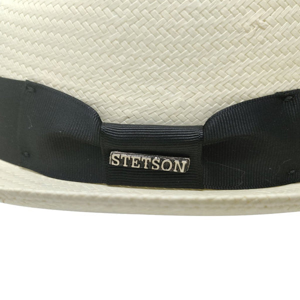 Stetson Haberdash Center Dent Shantung Straw Fedora