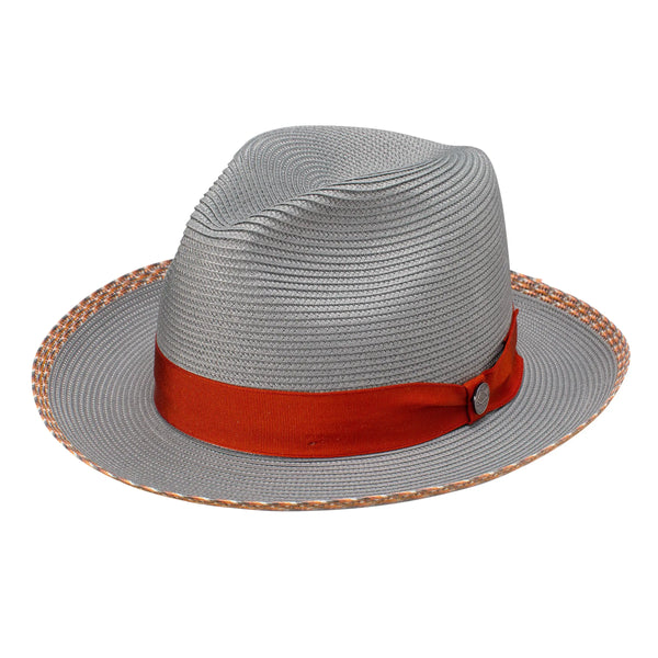 Stetson Vidora Florentine Milan Straw Fedora