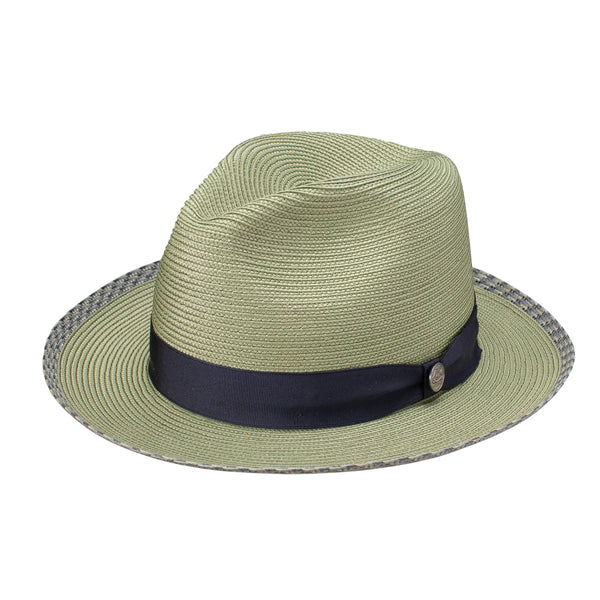 Stetson Vidora Florentine Milan Straw Fedora