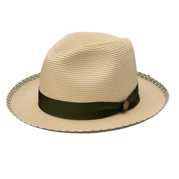 Stetson Vidora Florentine Milan Straw Fedora