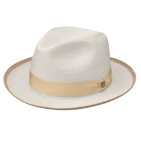 Stetson Vidora Florentine Milan Straw Fedora