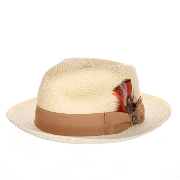 Steven Land Wall Street Hemp Straw Fedora