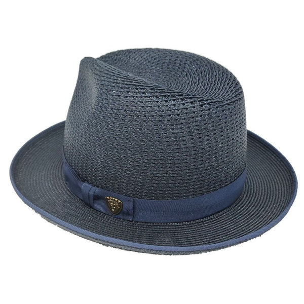 Stetson Regalis B Vented Pinch Front Straw Fedora