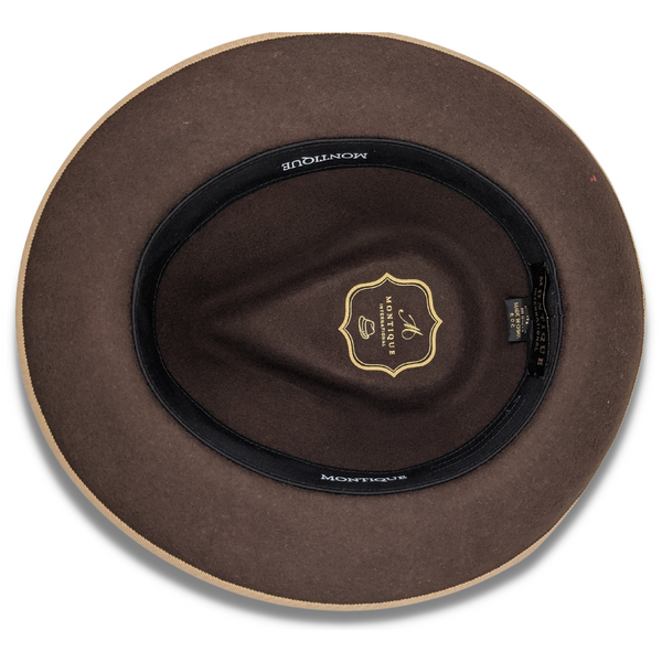 Montique Cornerstone Pinch Front Wool Fedora